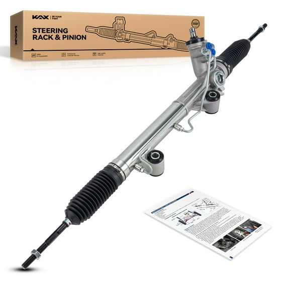 KAX Hydraulic Power Steering Rack and Pinion Compatible with Ranger 2001 2.5L/2001-2011 2.3L 4.0L/2001-2008 3.0L, B3000 2001-2007 3.0L, B4000 2001-2007 2009 All Models Replace - 22257