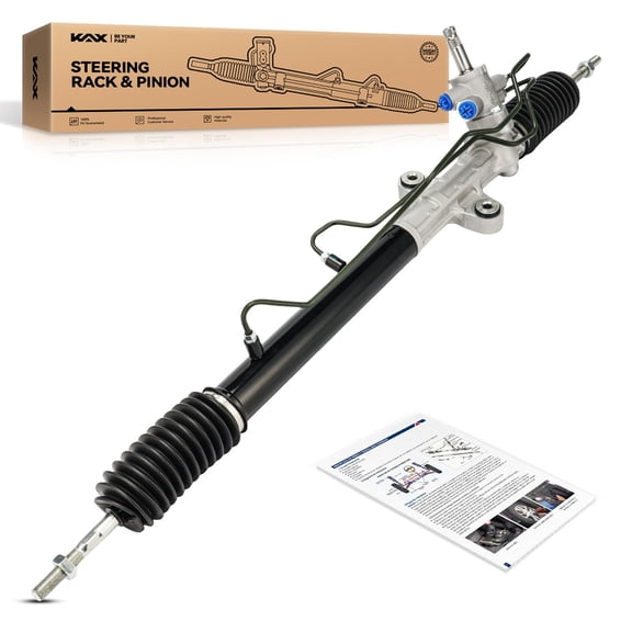 KAX Hydraulic Power Steering Rack and Pinion Compatible with Accord 1994 All Models/1995-1997 2.2L, CL 1997 2.2L/1998-1999 2.3L Replace - 261768