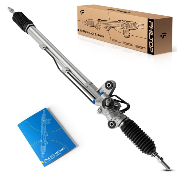 KAX Hydraulic Power Steering Rack and Pinion Compatible with Accord 2003-2007 2.4L, TL 2004-2008 All Models Replace - 262703