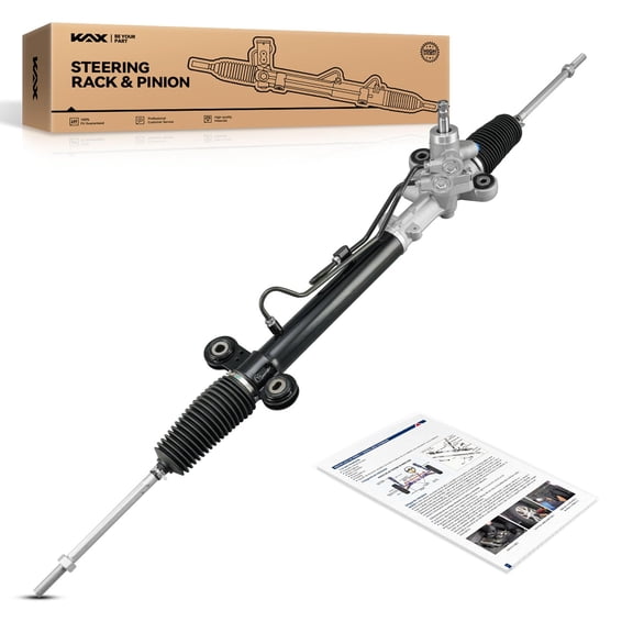KAX Hydraulic Power Steering Rack and Pinion Compatible with CR-V 2007 2008 2009 2010 2011 All Models Replace - 262750
