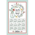 thumbnail image 1 of KAY DEE | 2024 Hanging/ Drying Calendar Tea Towel- BLOOMING THOUGHT FLOUR, 1 of 1
