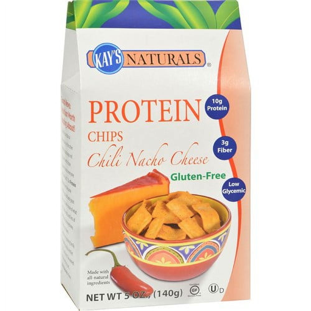 KAY'S NATURALS BETTER BALANCE PROTEIN CHIPS CHILI NACHO CHEESE , 5 OZ