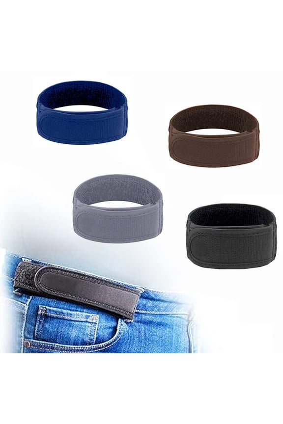 Invisible Buckle Belt Fastener Tape Design Elastic Lazy Belt Invisible Elastic Band Unisex Jeans Belt Anti-Slip Waistband