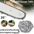 thumbnail image 1 of KAYESAMPRA 20 Inch Chainsaw Saw Chain Blade 0.325" .058 Gauge 76 Drive Link(No Guide Bar), 1 of 8