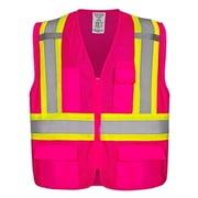 KAYGO High Visibility Safety Vests KG0100, Safety Vests Reflective with Pockets and Zipper