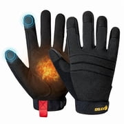 Winter Mechanic Work Gloves for Men, Insulated Thermal with Double Lining, for Freezer & Cold Weather, KG127W