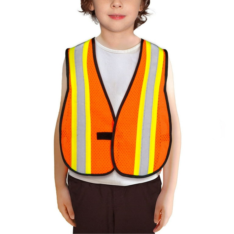 KAYGO Kids High Visibility Vests, Child Safety Vest Reflective with Hook  and Loop,KGKID200 
