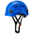 thumbnail image 1 of KAYGO Vented Hard Safety Helmet, ABS Work Helmet with Adjustable 6-Point Suspension, ANSI Z89.1 Certified, Blue, 1 Count, 1 of 7