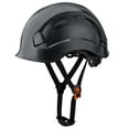 thumbnail image 1 of KAYGO Vented Hard Safety Helmet, ABS Work Helmet with Adjustable 6-Point Suspension, ANSI Z89.1 Certified, Black, 1 Count, 1 of 7