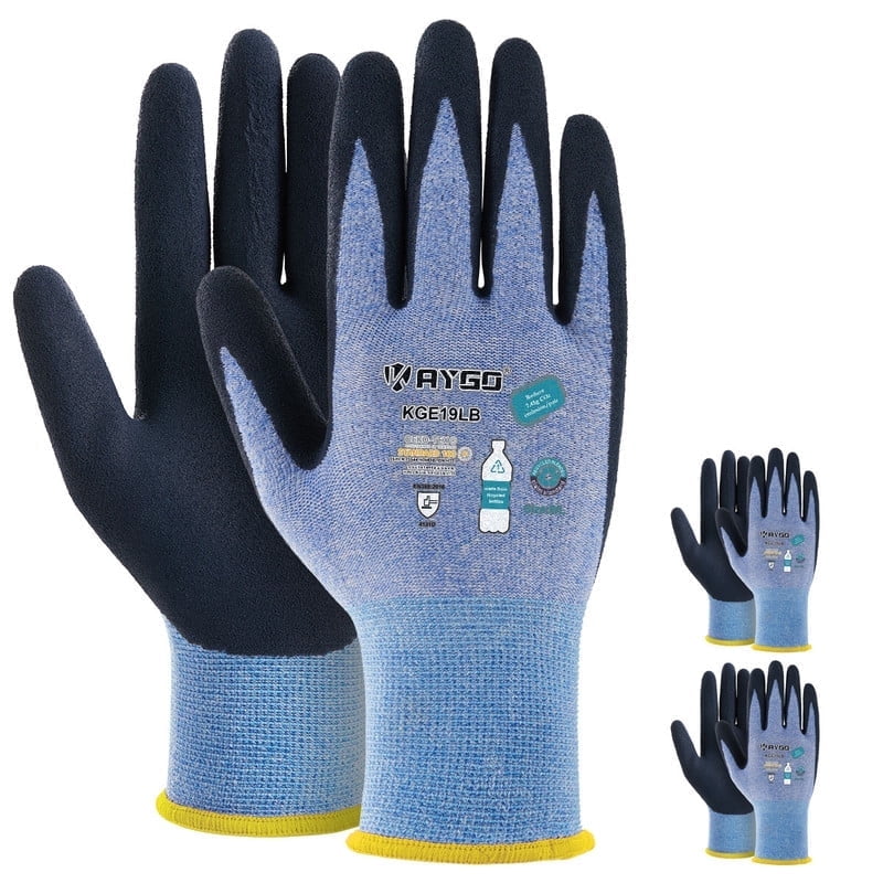 KAYGO Work Gloves for Women, Eco Friendly Safety Work Gloves with