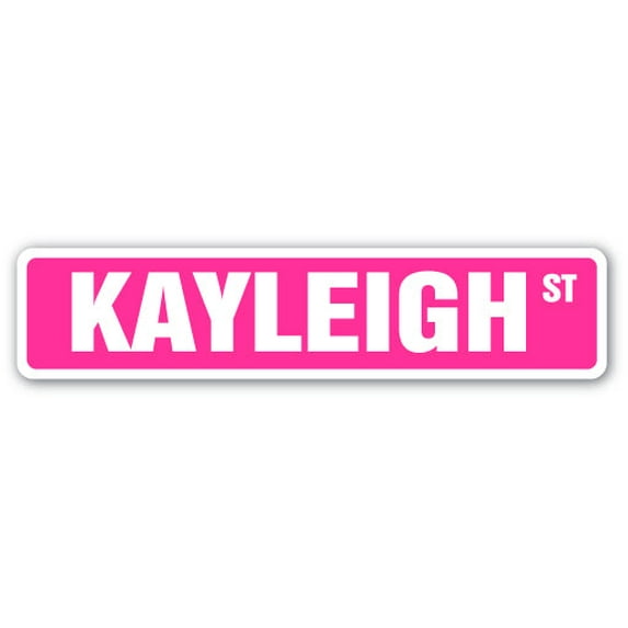 KAYLEIGH Street Sign Childrens Name Room Sign | Indoor/Outdoor | 36" Wide