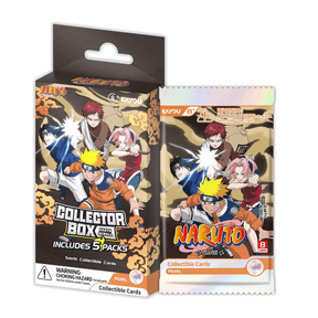 KAYOU Naruto Collectible Cards Earth Scroll Collector Box 5 Packs, 8 Cards Per Pack | Smriti Series | Blind Pack TCG | Ages 8+