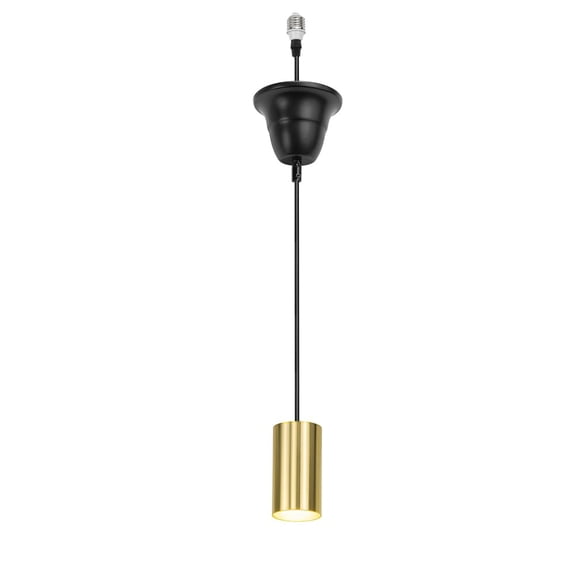 KAYYELAMP 1 Pcs Ceiling Lights Conversion GU10 Dimmable Spot Lamp Pendant E26 Base Connections Adjusted Wire Length Gold Metal Retro Style Conversion Kit for E26 Ceiling Lamp Fixture