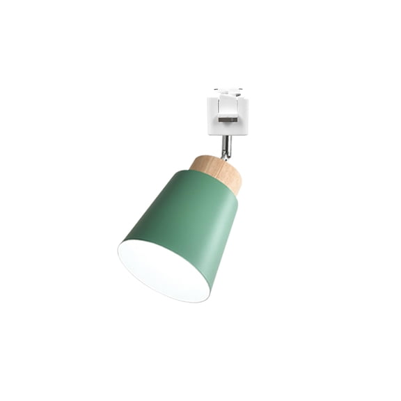 KAYYELAMP 1Pcs Macaron Green Juno System Adjustable Titl Angle Track Lighting E26 Base Modern Design for Farmhouse Kitchen Sink Gallery Loft(No Bulb, Track)