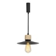 thumbnail image 1 of KAYYELAMP Adjusted Cable J-Type Track Lamp Wooden Base Black Shade Vintage Design Pendant Lighting for Kitchen Dining Room(No Bulb, Track), 1 of 7