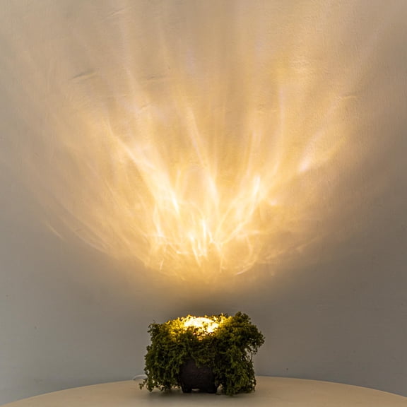 KAYYELAMP Forever Moss Decorative Lamp USB Wiring Dynamic Lights Warm Light Vintage Design for Bedroom Store Holiday Decoration Gift for Christmas Birthday