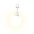 thumbnail image 1 of KAYYELAMP H System Tracking Light Nordic Style Round White Glass Shade White Metal G9 Base Rotated Adjusted Angle Light Fixture For Dining Room Kitchen Restaurant Home(No Bulb No Track), 1 of 7