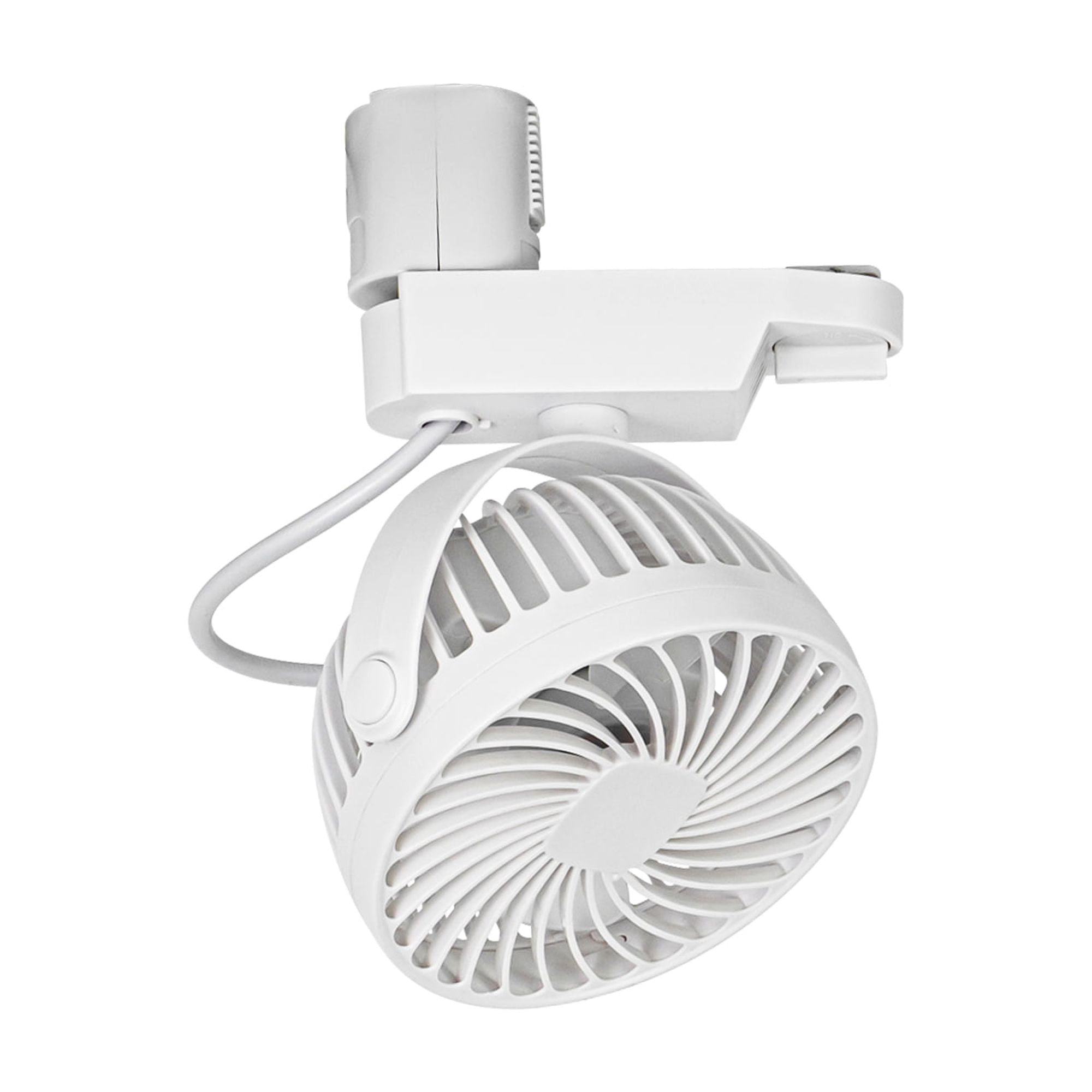 KAYYELAMP H-Type Track Ceiling White Mini Fan Easy To Install Adjustable Angle Simple Design For Home Kitchen Counter