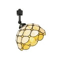 thumbnail image 1 of KAYYELAMP H-Type Track Head Lighting Mini Adjustable Angle E26 Base Stained Glass Tiffany Ceiling Light Pastoral Style Track Light Fixture for Gallery Mirror Front, 1 of 7