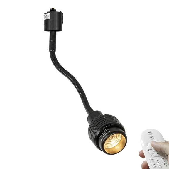 KAYYELAMP Juno System Adjustable Angle Flexible Track Lighting 7W Dimmable Remote Spot Light Vintage Design Focus Lighting for Wall Painting Gallery Loft