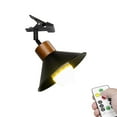 thumbnail image 1 of KAYYELAMP Rechargeable LED Wireless Clamp Lamp Adjusted Angle Remote Clip Light Vintage Design Clip On Flower Pot Bookshelf Splint Billboard Bedsides, 1 of 6
