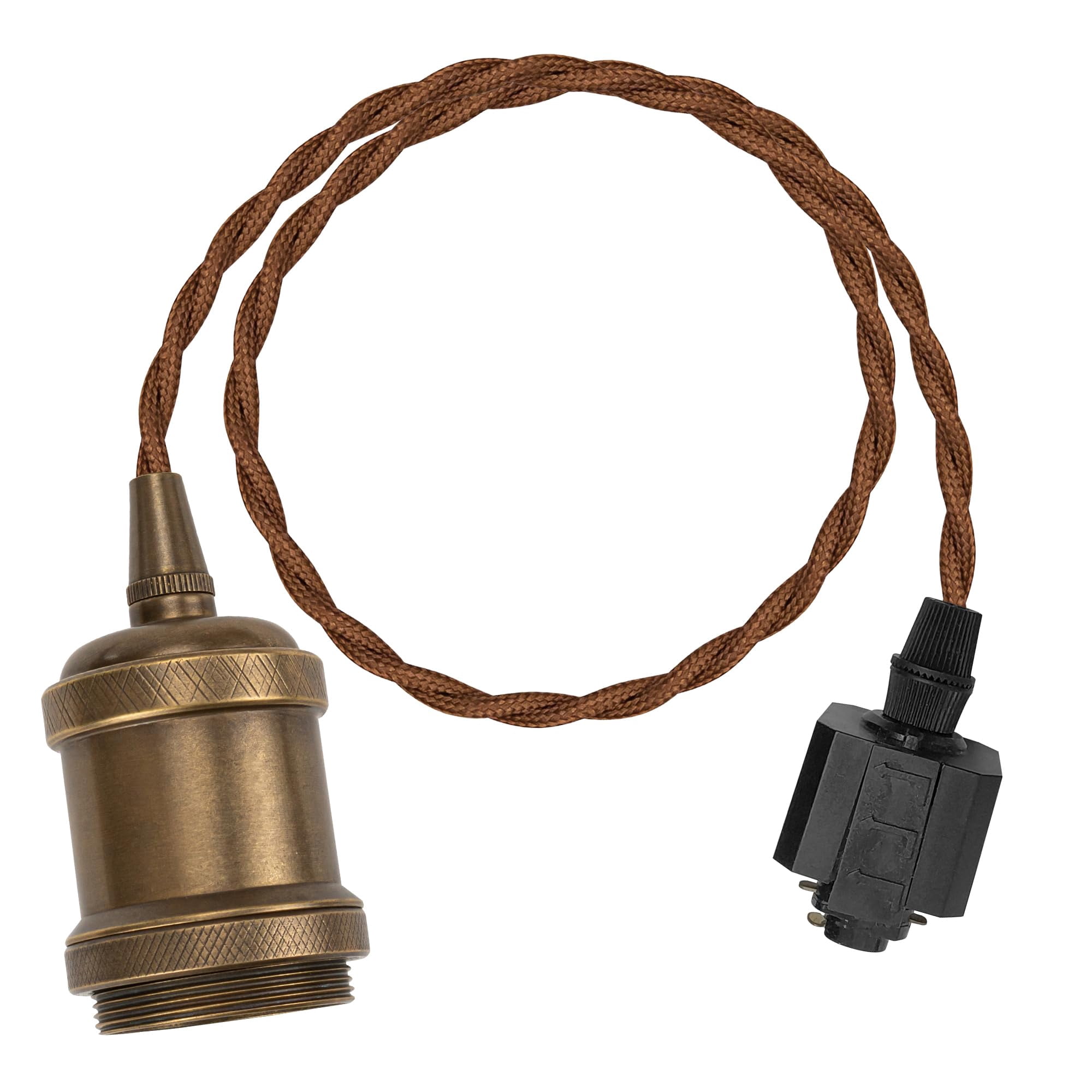 KAYYELAMP Vintage Design Copper Base H-Type Track Pendant Light E26 ...
