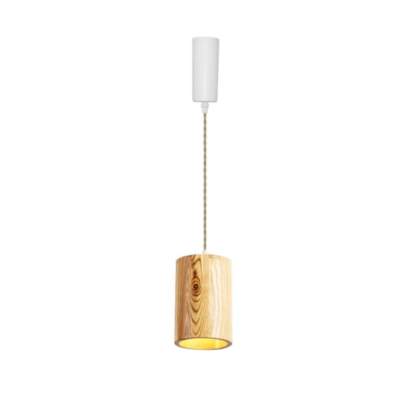KAYYELAMP Wabi-Sabi Style Track Hanging Light H-Type 3.9ft Adjustable Cord Wood Pendant Lamp Nordic Style For Bar Kitchen Restaurant