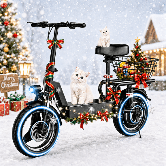 KAZEFLOW GT10,Adult Electric Commuter Scooter with Seat 1000W Peak Motor, 25 MPH & 30-45Mile Range, 300 lbs Capacity, Folding Design with Rear Basket, Pet-Friendly, UL2272 Certified