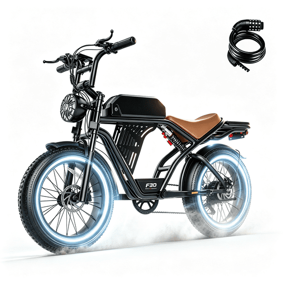 KAZEFLOW Adult Electric Dirt Motorcycle, Ages 18+, 2200W Peak Motor, Max 35MPH, 48V 20AH Battery, 20"x4.0" Fat Tire EBike, Up to 65 Miles Range, UL2849 Certified