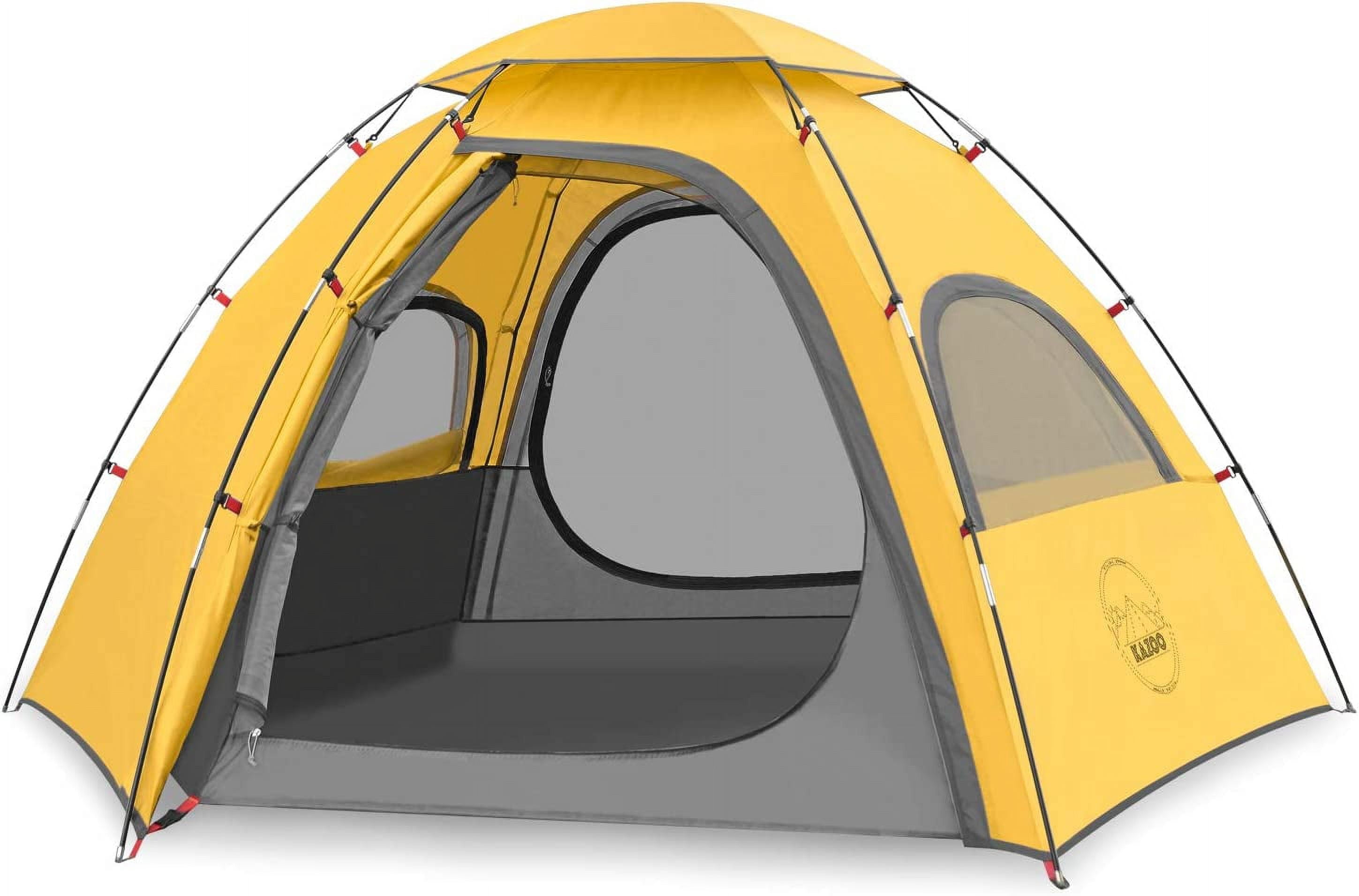 KAZOO Outdoor Camping Tent 2/4 Person Waterproof Camping Tents Easy