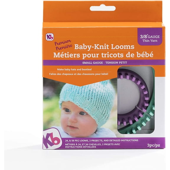 KB Baby Knit Looms, 3/8" Gauge