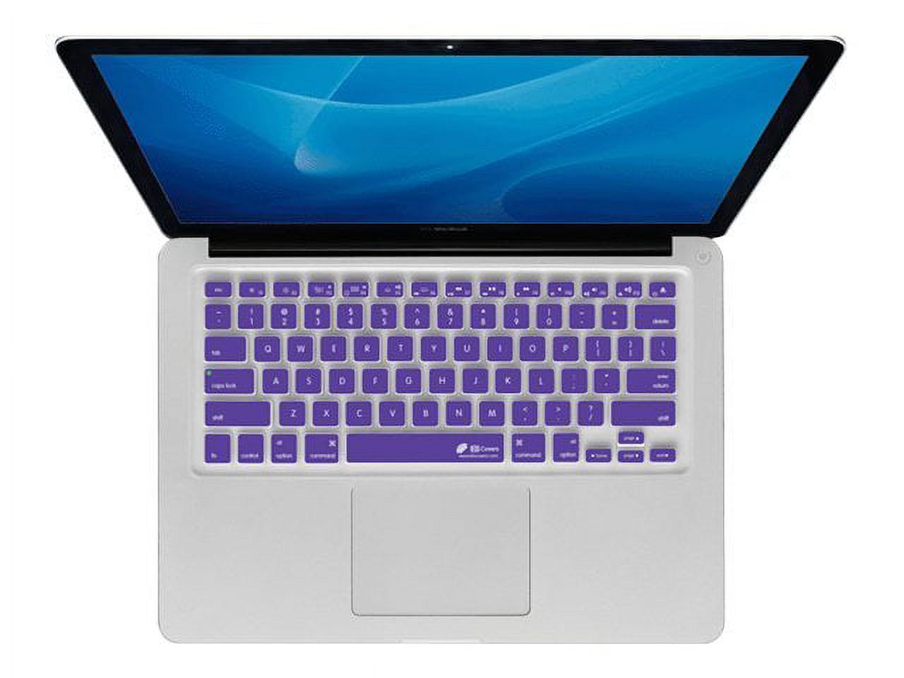 KB Covers Checkerboard Keyboard Cover CB-M-PURPLE - Notebook keyboard protector - purple, clear - image 1 of 2