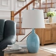 thumbnail image 1 of KB L325 Table Lamps - Blue & White Set of 2, 1 of 3