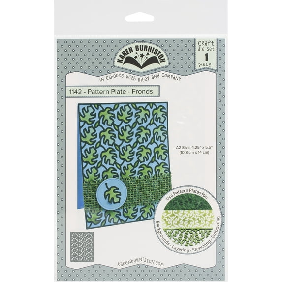 KB Riley Pattern Plate - Fronds