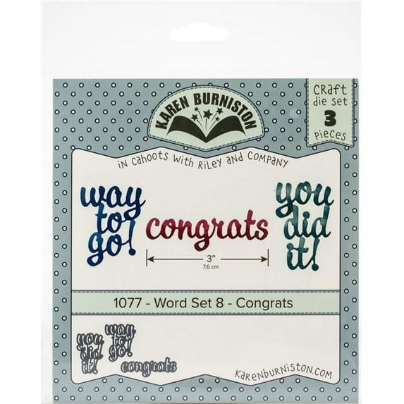 KB Riley Word Set 8 - Congrats