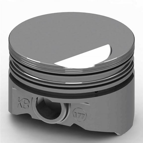 KB177.030 Hypereutectic Flat Top Piston Set, 4.030 in. Bore for Small Block Ford - Minus 2cc