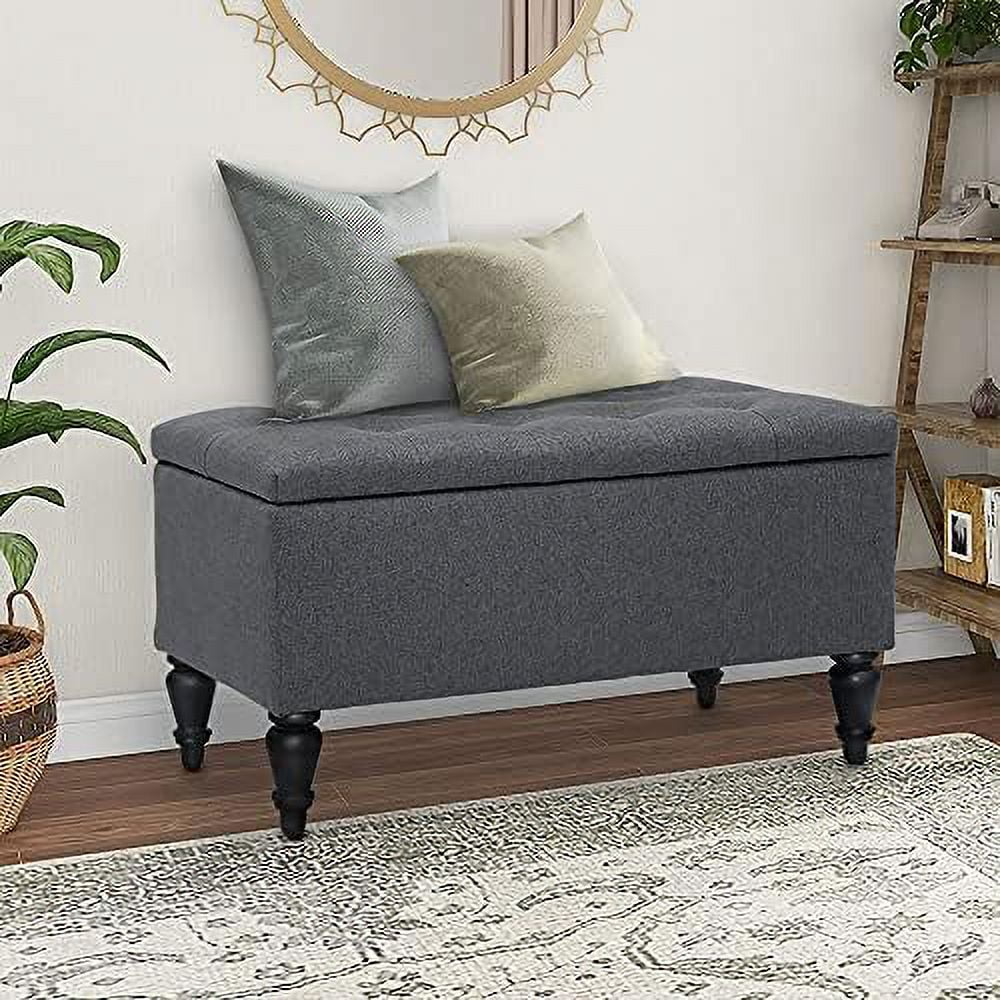KBANZIBIU 38\u2019\u2019 Ottoman Indoor Tufted Rectangular Ottoman