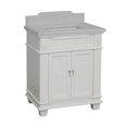 thumbnail image 1 of KBC Elizabeth 30" Wood Bathroom Vanity w/ Quartz Stone in White, 1 of 8