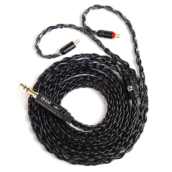 KBEAR 2PIN IEM Cable Replacement Earphone Cable ST12 14 Cores 4N OFC Cable 3.5MM Earbud Headphone Replacement Copper Extension Cable
