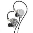 thumbnail image 1 of KBEAR Flash Dual Drviers Hybrid In-Ear HiFi Earphones 2m Cable Headphone Music Sport Monitor Wired Headset Earbuds IEMs  3.5MM international standard plug 4N High Purity Copper Silver Plated Wire, 1 of 14