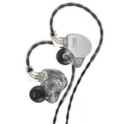 KBEAR Flash Dual Drviers Hybrid In-Ear HiFi Earphones 2m Cable Headphone Music Sport Monitor Wired Headset Earbuds IEMs 3.5MM international standard plug 4N High Purity Copper Silver Plated Wire