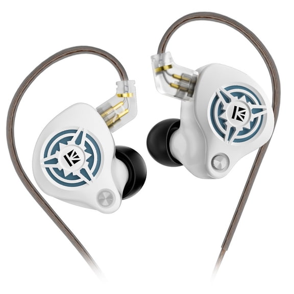 KBEAR IEM Headphones Bang-K,Wired Gaming Earbuds 1DD HiFi Earphones with 2 PIN-C Detachable Cable for Gamers Musicians