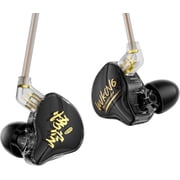 KBEAR K01 PRO HiFi Grade Immersive Gaming In Ear Monitor Headphones, 10mm PET Dual Magnetic DD Noise Isolation IEM Earphones, Detachable 4N OFC Cable Ergonomic Fit Wired Earbuds for Musicians