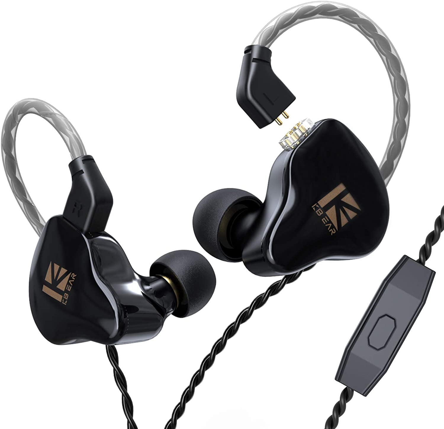 KBEAR KS1 1DD HIFI in Ear Monitor Earphone, Noise Canceling Earbuds