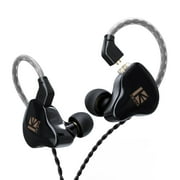 KBEAR KS1 in Ear Monitor Bass Earbuds Wired Earbuds,Clear Sound Stereo Headphones, Vocals Forwards High Resolution Noise Canceling Earphones, Dual Magnectic Circuit Dynamic Detachable Cable