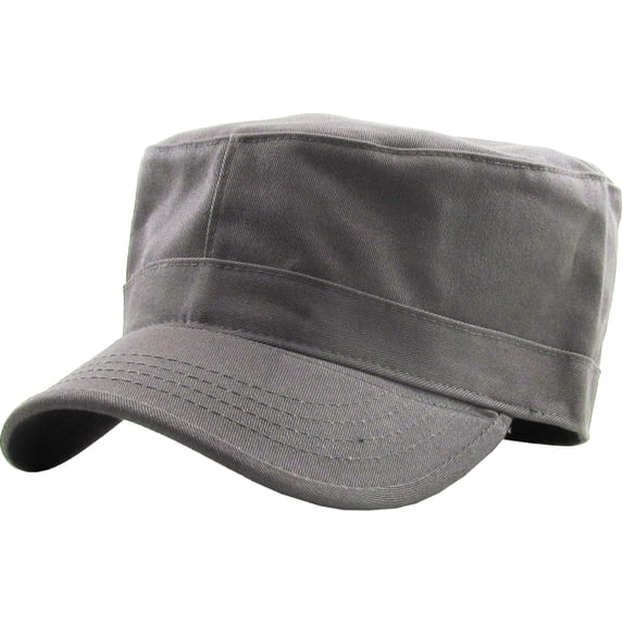 KBETHOS Cadet Army Military Fitted Hat, DGY, XL