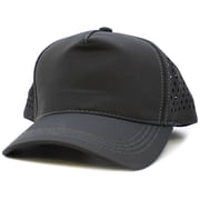 KBETHOS KB-LZR DGY Trendy Apparel Laser Cut Perforated Back Baseball Cap Adjustable Unisex