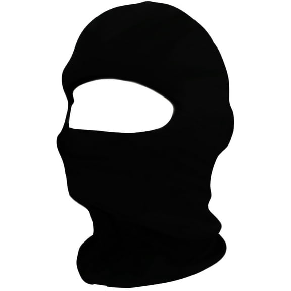 KBETHOS Unisex 100% Cotton Full Face Balaclava, Black