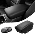 thumbnail image 1 of KBH Center Console Lid Armrest Cover Replacement for 2011-2020 Dodge Durango Accessories & Jeep Grand Cherokee, Anti-Scratch Leather Replace Skin Upholstery, Black, 1 of 8