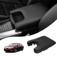 thumbnail image 1 of KBH Car Center Console Cover for 2009-2014 Acura TL Accessories, Middle Console Lid Armrest Cover Protector Replacement Trim Interior, Black (Leather Skin Only), 1 of 8